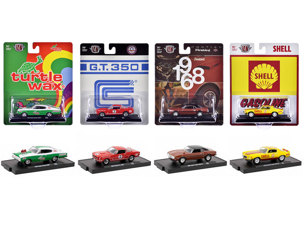 "Auto-Drivers" Set of 4 pieces in Blister Packs Release 110 Limited Edition to 9600 pieces Worldwide 1/64 Diecast Model Cars by M2 Machines "Auto-Drivers" Set of 4 pieces in Blister Packs Release 110 Limited Edition to 9600 pieces Worldwide 1/64 Diecast Model Cars by M2 Machines