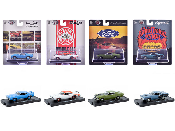 "Auto-Drivers" Set of 4 pieces in Blister Packs Release 125 Limited Edition to 7500 pieces Worldwide 1/64 Diecast Model Cars by M2 Machines "Auto-Drivers" Set of 4 pieces in Blister Packs Release 125 Limited Edition to 7500 pieces Worldwide 1/64 Diecast Model Cars by M2 Machines