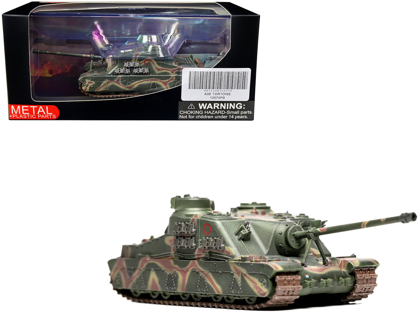 Tortoise A39 Heavy Assault Tank British Army WWII 1/72 Diecast Model by Panzerkampf free shipping USA