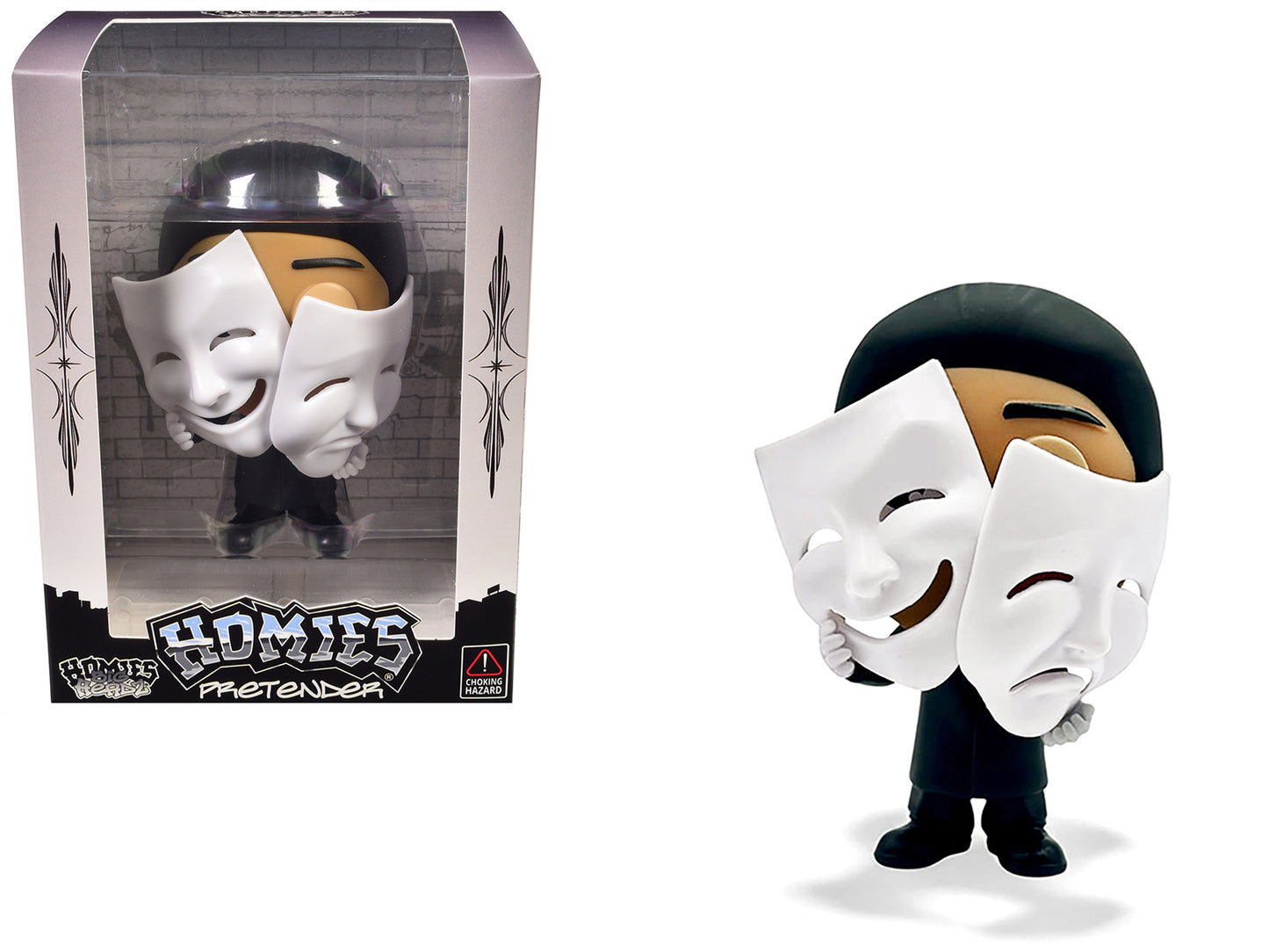 Pretender 4.5" Figure "Homies Big Headz" Series 5 Model by Homies - Use code SHOPAPP15 to get 15 percent off