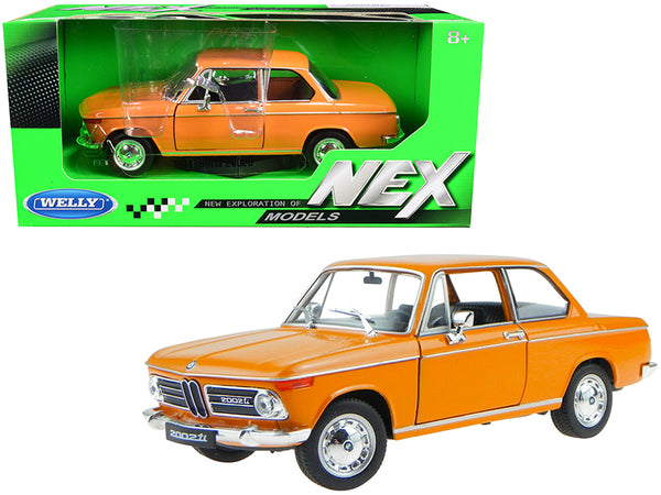 BMW 2002ti Orange 1/24 Diecast Model Car by Welly BMW 2002ti Orange 1/24 Diecast Model Car by Welly