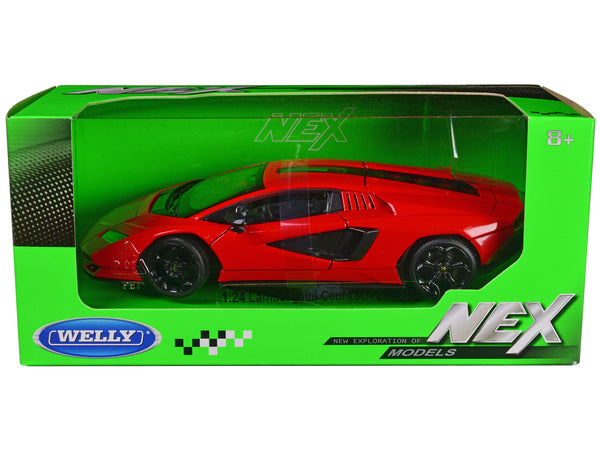 Lamborghini Countach LPI 800-4 Red "NEX Models" Series 1/24 Diecast Model Car by Welly Lamborghini Countach LPI 800-4 Red "NEX Models" Series 1/24 Diecast Model Car by Welly