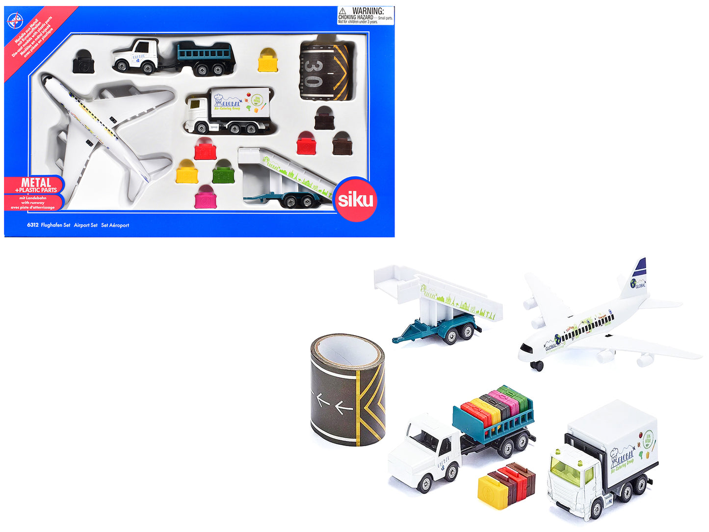 Airport 14 piece Set Diecast Models by Siku