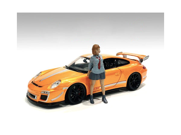 "Car Meet 1" Figurine V for 1/24 Scale Models by American Diorama "Car Meet 1" Figurine V for 1/24 Scale Models by American Diorama