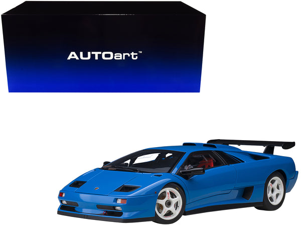 Lamborghini Diablo SV-R Blu Le Mans Blue 1/18 Model Car by Autoart Lamborghini Diablo SV-R Blu Le Mans Blue 1/18 Model Car by Autoart