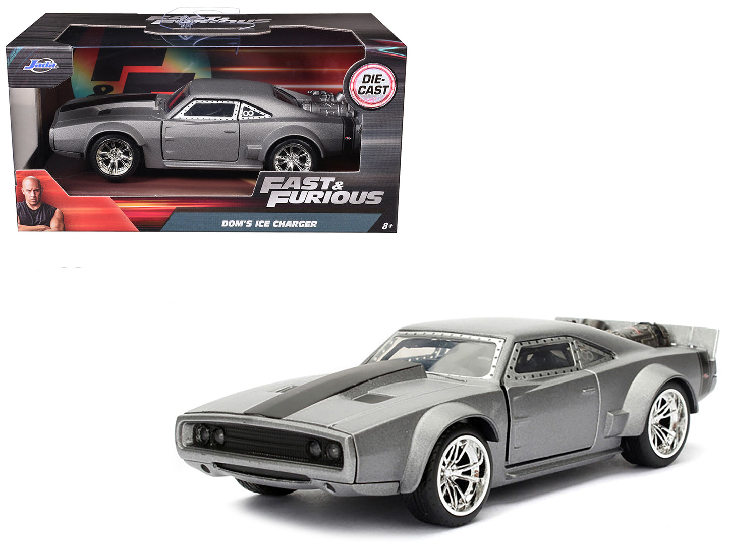 Dom's Ice Charger Fast & Furious F8 "The Fate of the Furious" Movie 1/32 Diecast Model Car by Jada
