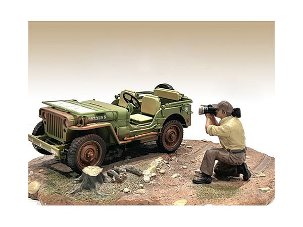 "4X4 Mechanic" Figure 7 for 1/18 Scale Models by American Diorama "4X4 Mechanic" Figure 7 for 1/18 Scale Models by American Diorama