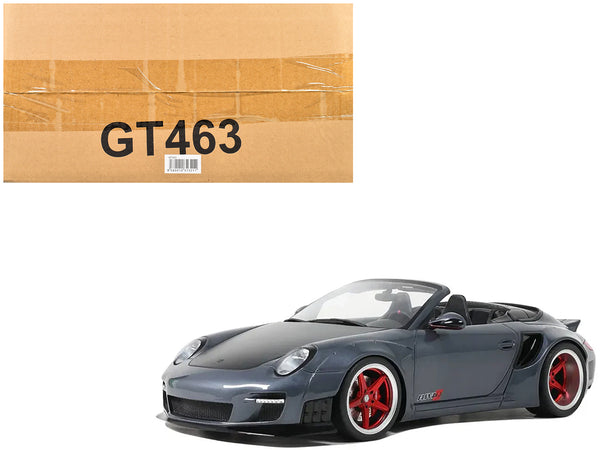 Porsche 911 LB-Works Alpha 9 Gray with Black Hood 1/18 Model Car by GT Spirit Porsche 911 LB-Works Alpha 9 Gray with Black Hood 1/18 Model Car by GT Spirit