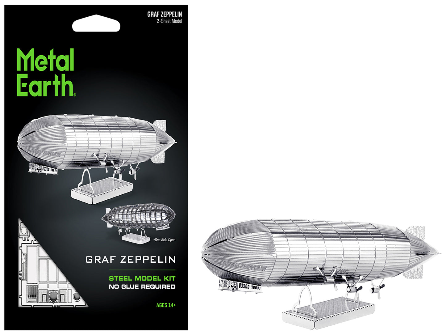 Model Kit Graf Zeppelin Airship (Moderate Difficulty) Steel Model by Metal Earth - Use code SHOPAPP15 to get 15 percent off
