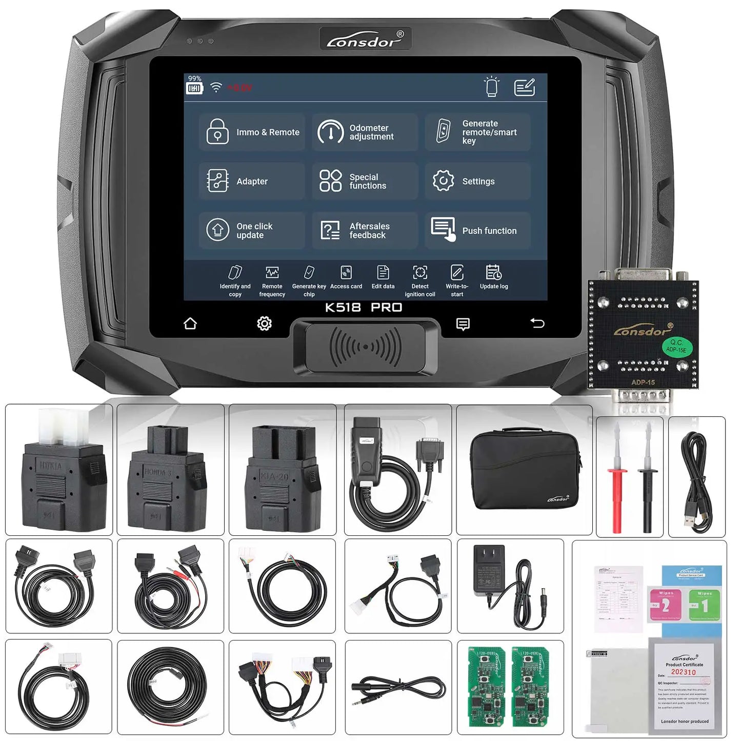 Lonsdor K518 Pro Full Configuration Global Version All In One Key Programmer with 2 Years Free Update Time