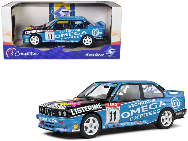 BMW E30 M3 #11 Will Hoy Winner "BTCC (British Touring Car Championship)" (1991) "Competition" Series 1/18 Diecast Model Car by Solido BMW E30 M3 #11 Will Hoy Winner "BTCC (British Touring Car Championship)" (1991) "Competition" Series 1/18 Diecast Model Car by Solido