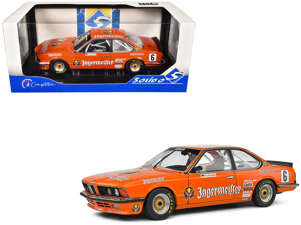 BMW 635 CSI (E24) #6 Hans-Joachim Stuck "Jagermeister" "European Touring Car Championship" (1984) "Competition" Series 1/18 Diecast Model Car by Solido BMW 635 CSI (E24) #6 Hans-Joachim Stuck "Jagermeister" "European Touring Car Championship" (1984) "Competition" Series 1/18 Diecast Model Car by Solido
