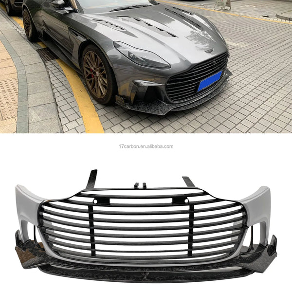New Msy Style Carbon Fiber Body Kit Front Bumper Front Lip and Grille for Aston Martin DB11 New Msy Style Carbon Fiber Body Kit Front Bumper Front Lip and Grille for Aston Martin DB11