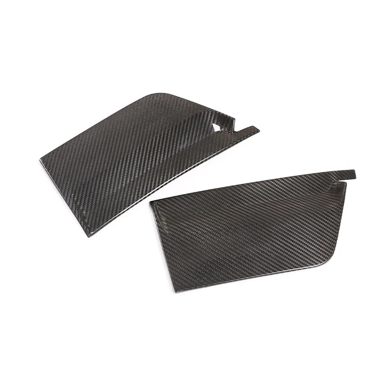 2pcs/Set Real Carbon Fiber B-pillar Window Decoration Cover Trim Fit For Ferrari 458 2011-2016 Auto Sticker Molding Accessories