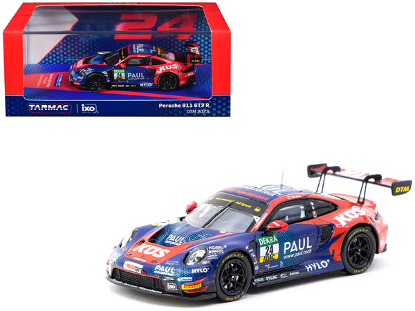 Porsche 911 GT3 R #24 Ayhancan Guven "KUS Team Bernhard" "Deutsche Tourenwagen Masters" (2023) "Hobby64" Series 1/64 Diecast Model by Tarmac Works Porsche 911 GT3 R #24 Ayhancan Guven "KUS Team Bernhard" "Deutsche Tourenwagen Masters" (2023) "Hobby64" Series 1/64 Diecast Model by Tarmac Works
