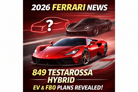 2026 Ferrari News: 849 Testarossa Hybrid Replaces SF90 + What’s Next for Ferrari EVs - Rapid Vehicles