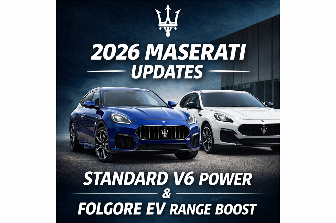 2026 Maserati News: Grecale Gets a Standard V6 + Folgore EV Gains More Range
