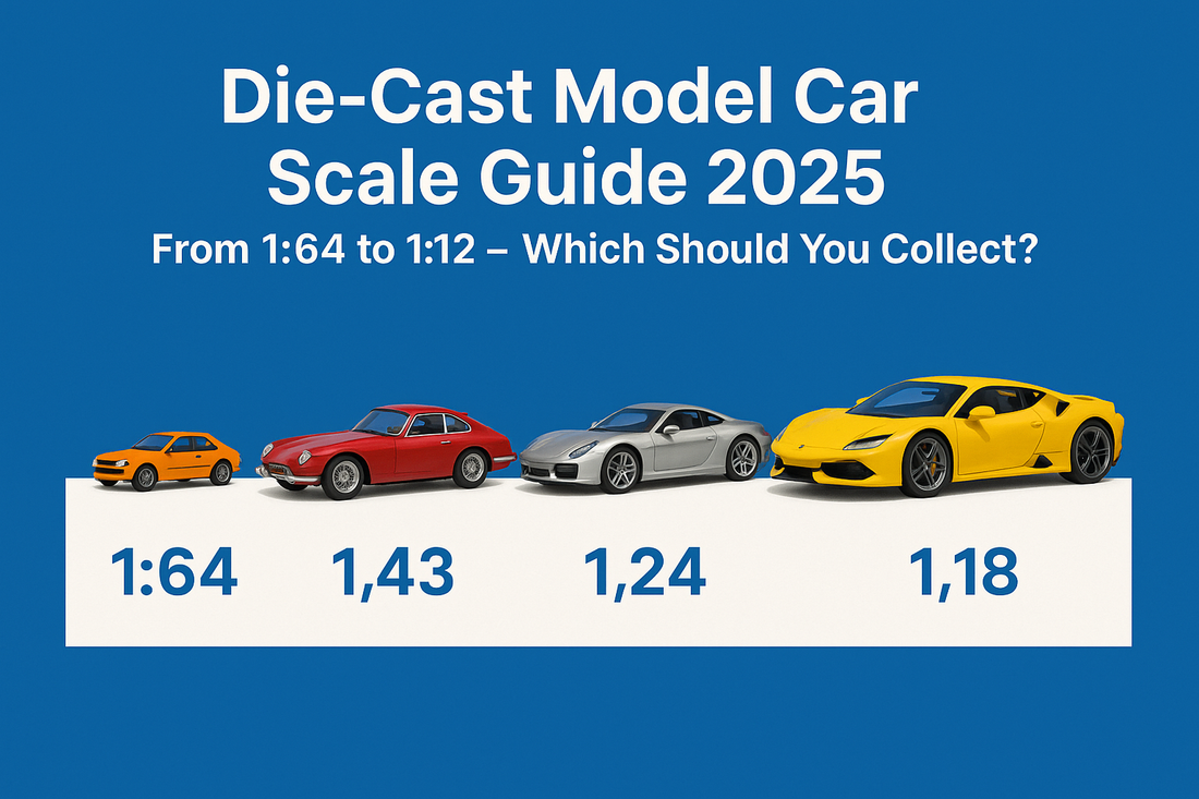 Die-Cast Model Car Scale Guide 2025: From 1:64 to 1:12 – Which Should You Collect?