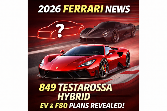 2026 Ferrari News: 849 Testarossa Hybrid Replaces SF90 + What’s Next for Ferrari EVs