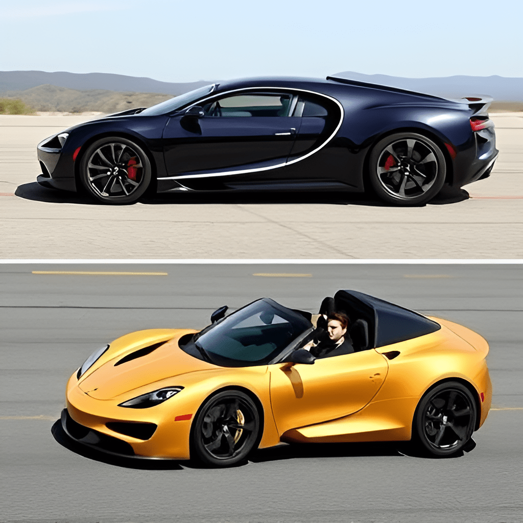 Bugatti Chiron vs. Tesla Roadster: The Battle of Electric vs. Gasoline Supercars - Rapid Vehicles