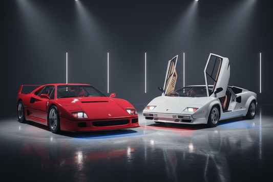 Ferrari F40 vs Lamborghini Countach - Rapid Vehicles