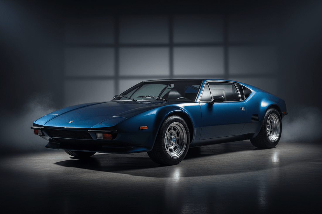 How to Curate a 1/64 Diecast Car Collection: The 1972 De Tomaso Pantera White and Black by Paragon Models - Rapid Vehicles
