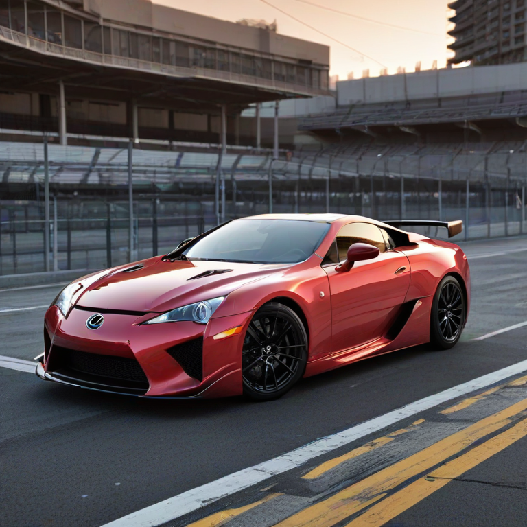 The Lexus Coupe LFA