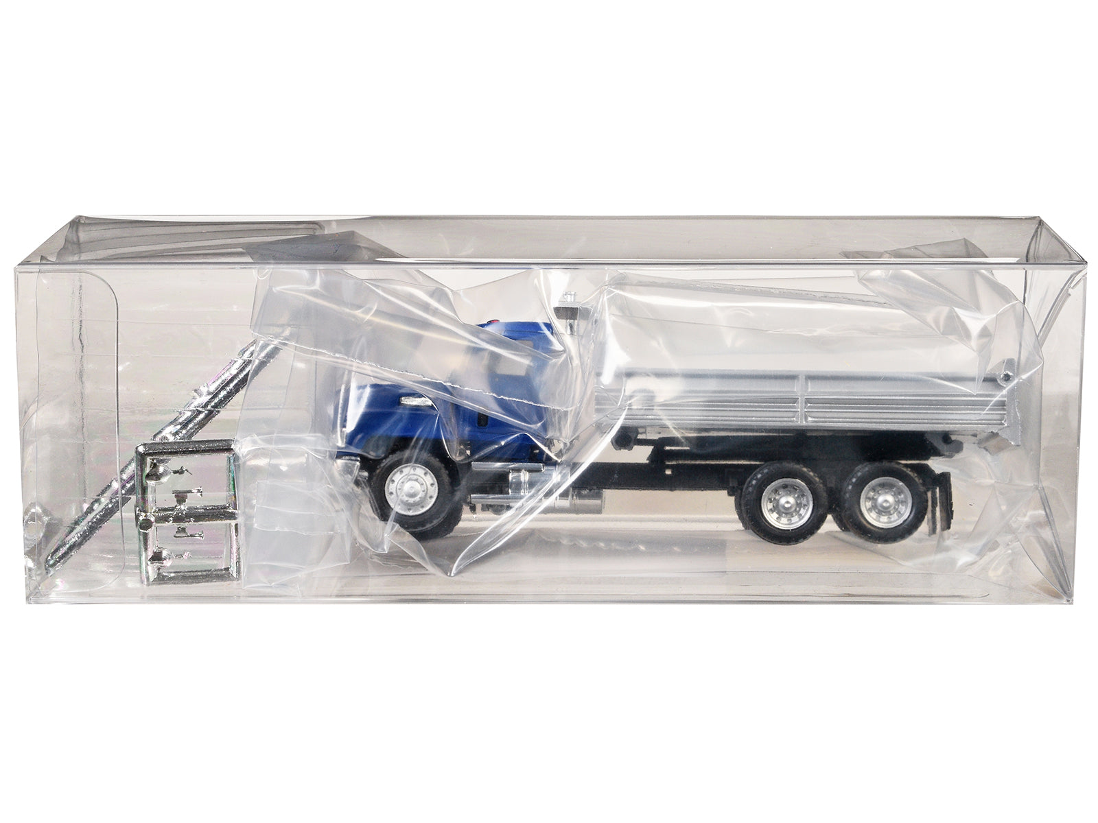 Mack Dump Truck Blue 1/87 (HO) Plastic Model Car by Promotex