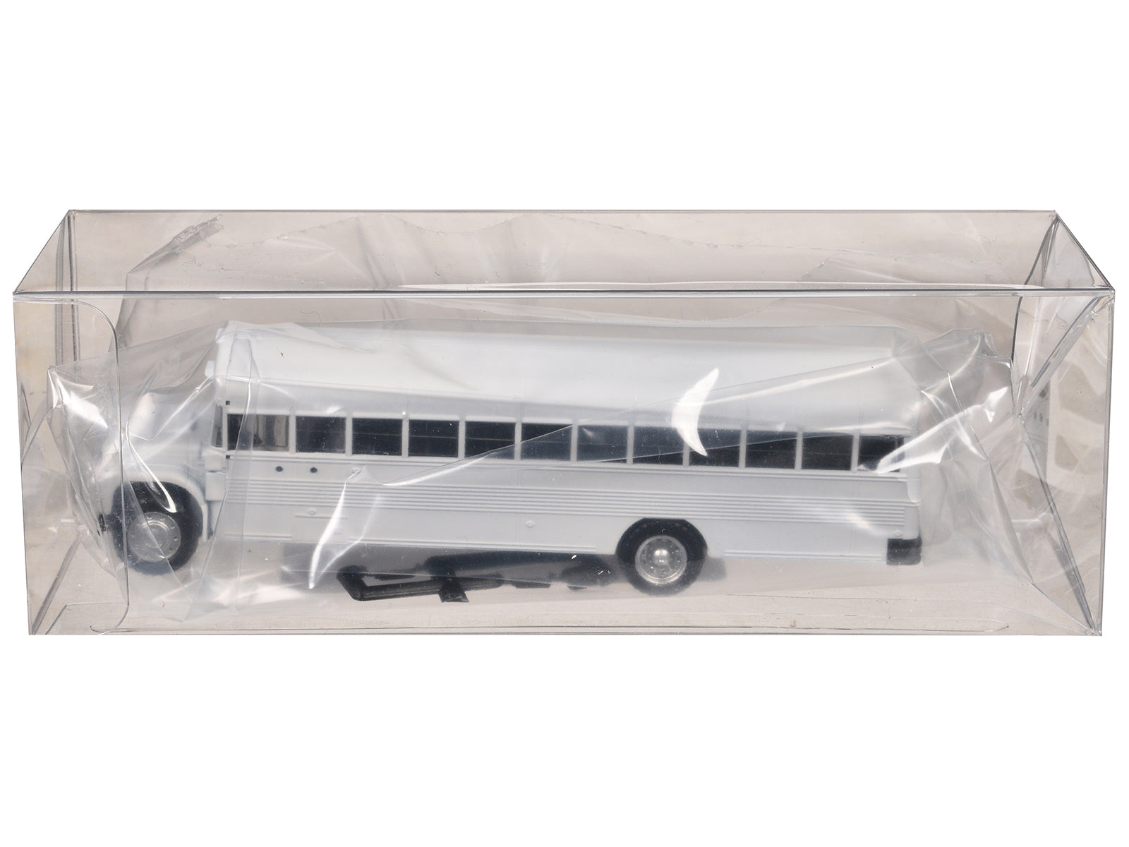 School Bus White 1/87 (HO) Plastic Model by Promotex