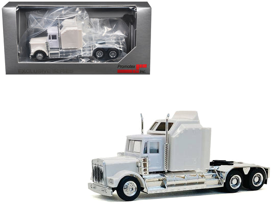 Kenworth W900 with Extra Large Sleeper White 1/87 (HO) Plastic Model Car by Promotex free shipping USA