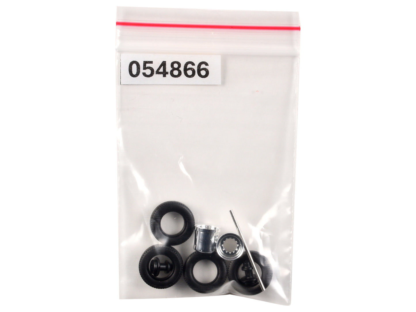 Rear Hypoid Wheelset Chrome 1/87 (HO) Plastic Model by Promotex