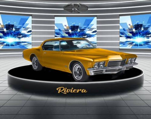 Gold 1969 Buick Riviera Mouse Pad Classic Luxury Car - Premium Home & Garden from Maroon Cassiopeia - Just $14.39! Shop now at Rapidvehicles