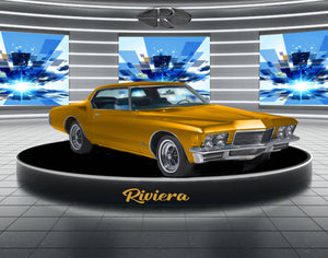 Gold 1969 Buick Riviera Mouse Pad Classic Luxury Car - Premium Home & Garden from Maroon Cassiopeia - Just $7.99! Shop now at Rapidvehicles