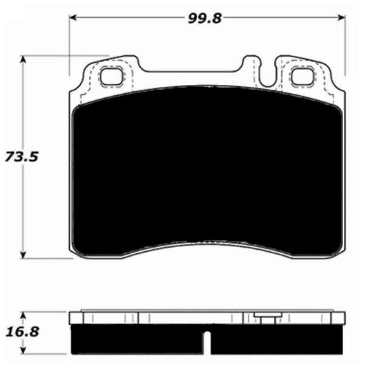 Porterfield Brake Pads for 1998 FERRARI 456 GT
