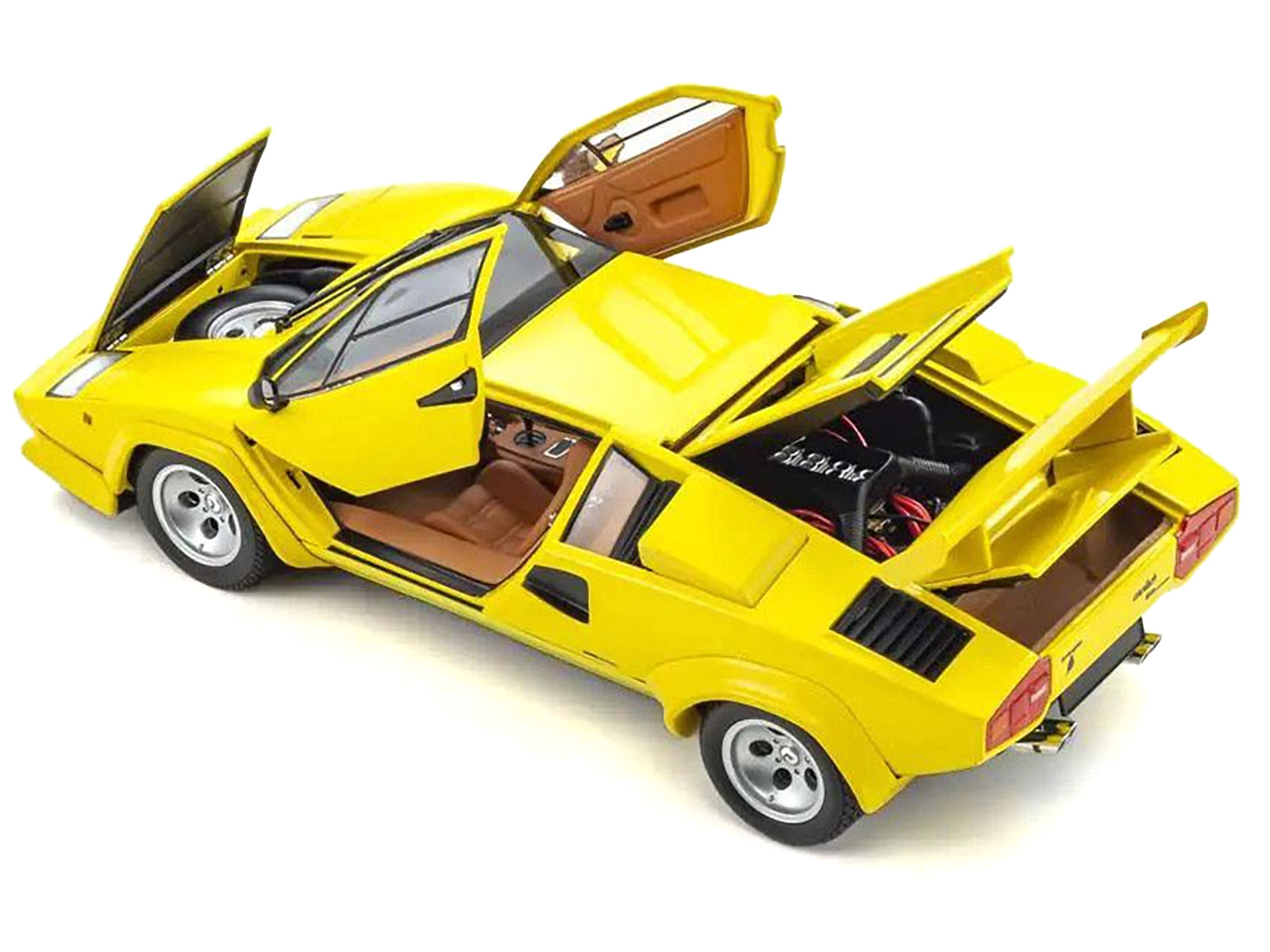 Lamborghini Countach LP 5000 Quattrovalvole Yellow 1/18 Diecast - Premium Lamborghini Models from Kyosho - Just $317.69! Shop now at Rapidvehicles