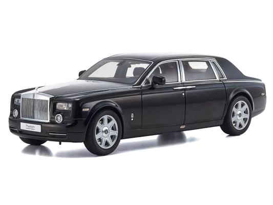 Rolls Royce Phantom EWB (Extended Wheelbase) Diamond Black 1/18 - Premium Rolls Royce Models from Kyosho - Just $369.89! Shop now at Rapidvehicles