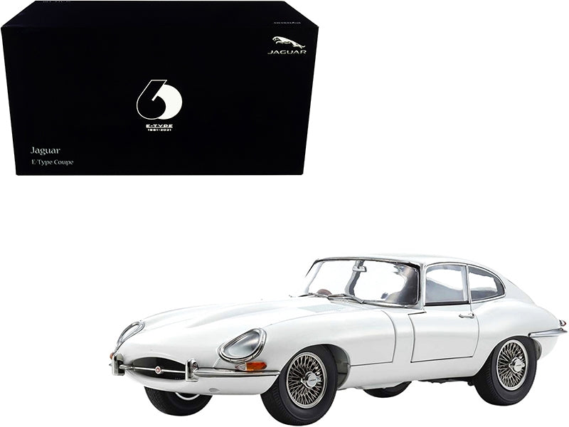 Jaguar E-Type Coupe RHD (Right Hand Drive) White "E-Type 60th Anniversary" (1961-2021) 1/18 Diecast Model Car by Kyosho - Premium Jaguar Models from Kyosho - Just $257.66! Shop now at Rapidvehicles