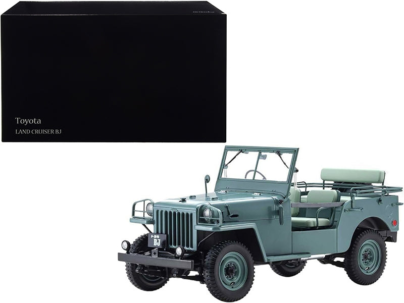 Toyota Land Cruiser BJ RHD (Right Hand Drive) Green 1/18 Diecast Model Car by Kyosho - Premium Toyota Models from Kyosho - Just $183.04! Shop now at Rapidvehicles