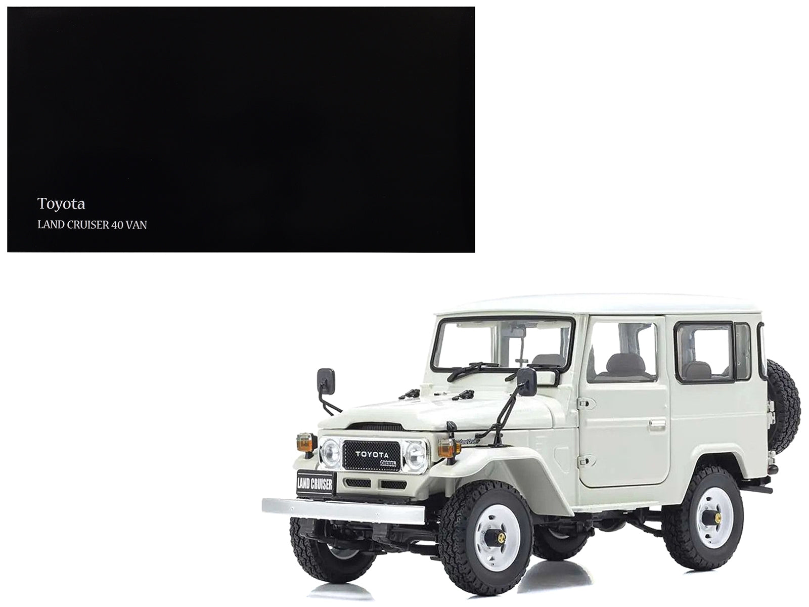 Toyota Land Cruiser 40 Van RHD (Right Hand Drive) White 1/18 Diecast Model Car by Kyosho - Premium Toyota Models from Kyosho - Just $270.79! Shop now at Rapidvehicles