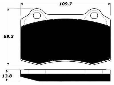 Porterfield Brake Pads for 2001 FERRARI 360 Spider