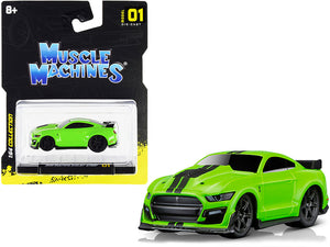 2020 Ford Mustang Shelby GT500 Bright Green with Black Stripes - Premium  from Rapidvehicles - Just $20.99! Shop now at Rapidvehicles