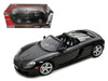 Porsche Carrera GT Convertible Black with Black Interior 1/18 Diecast Model Car by Motormax - Premium  from Rapidvehicles - Just $67.99! Shop now at Rapidvehicles