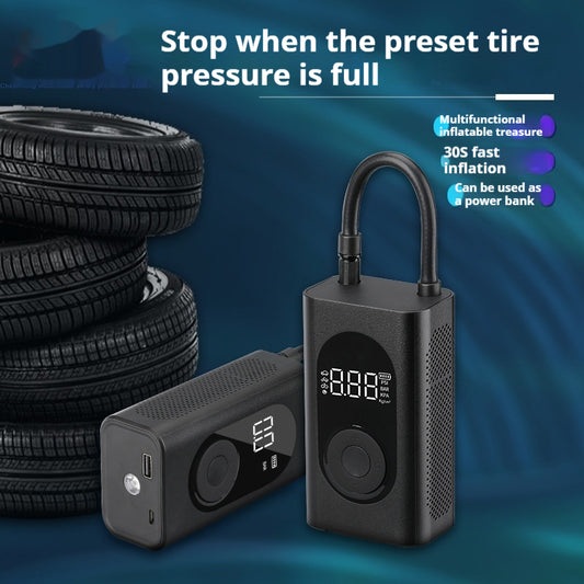 Portable Car Inflatable Small Tire Handheld Mini Wireless - Premium Other Replacement Parts from Rapidvehicles - Just $71.99! Shop now at Rapidvehicles