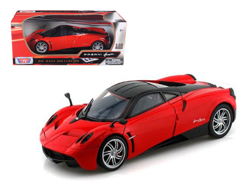 Pagani Huayra Red 1/18 Diecast Car Model by MotormaxFREE SHIPPING IN US - Premium  from Rapidvehicles - Just $77.39! Shop now at Rapidvehicles