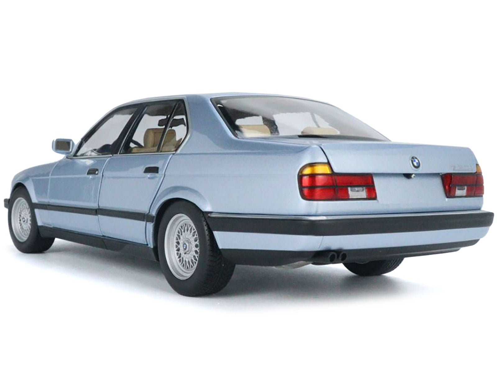 1986 BMW 730i (E32) Light Blue Metallic 1/18 Diecast Model Car by Minichamps - Premium  from Minichamps - Just $237.99! Shop now at Rapidvehicles