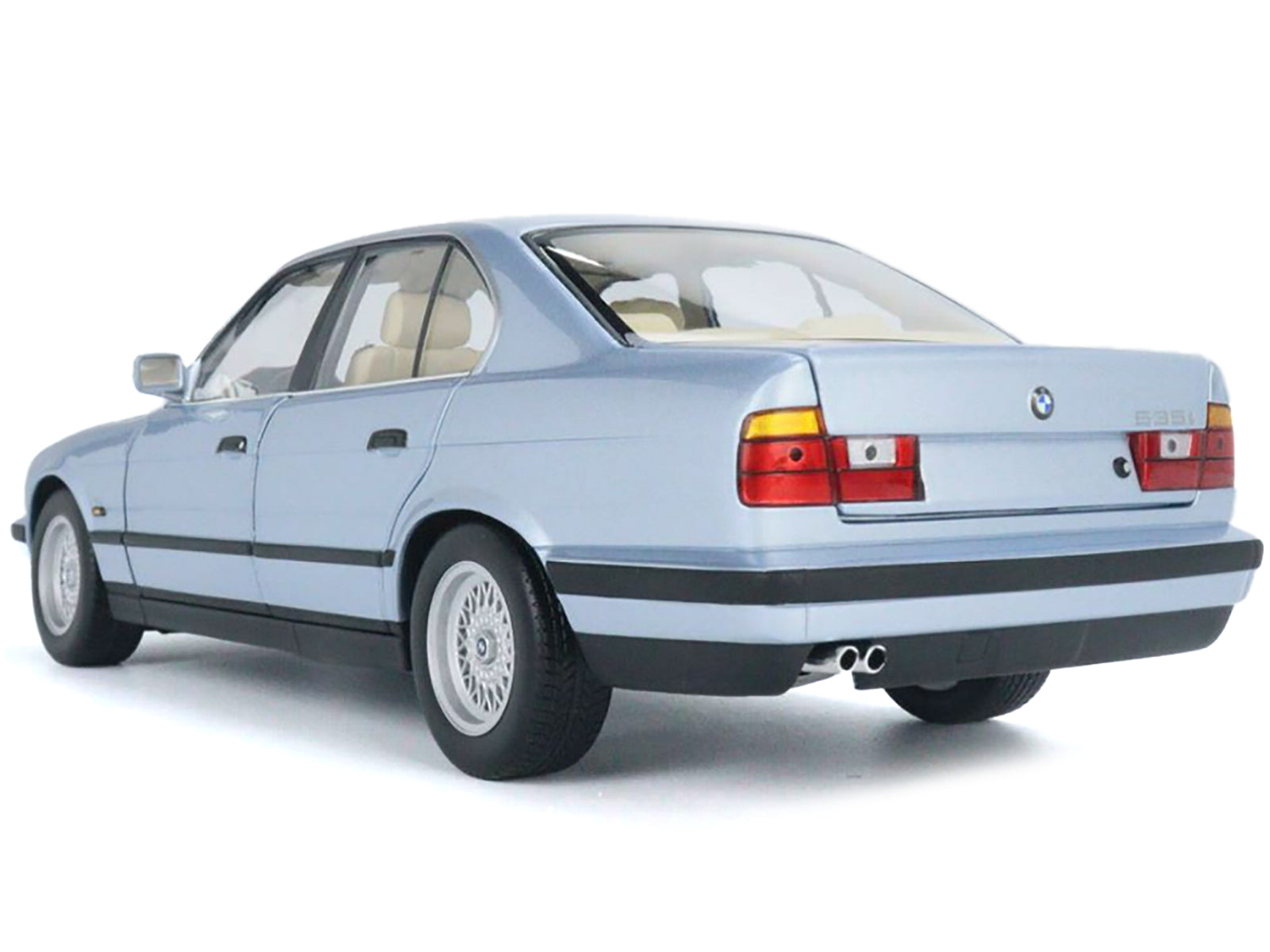 1988 BMW 535i (E34) Light Blue Metallic 1/18 Diecast Model Car by Minichamps - Premium  from Minichamps - Just $237.99! Shop now at Rapidvehicles