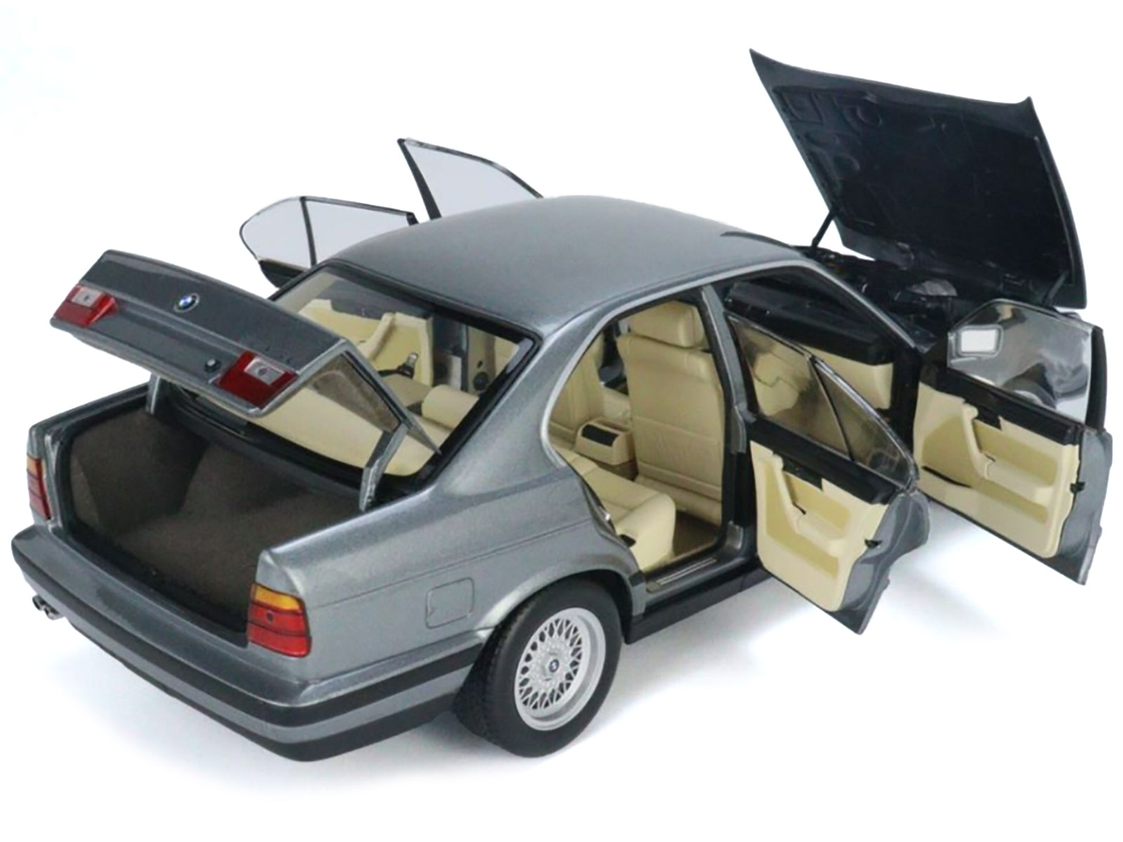 1988 BMW 535i (E34) Gray Metallic 1/18 Diecast Model Car by Minichamps - Premium BMW Models from Minichamps - Just $231.99! Shop now at Rapidvehicles