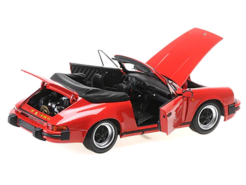 1983 Porsche 911 Carrera Cabriolet 3.2 Red 1/18 Diecast Model Car - Premium Porsche Models from Minichamps - Just $246.59! Shop now at Rapidvehicles