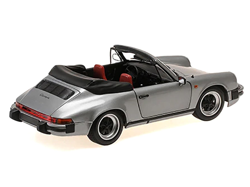 1983 Porsche 911 Carrera Cabriolet 3.2 Gray Metallic 1/18 Diecast - Premium Porsche Models from Minichamps - Just $246.59! Shop now at Rapidvehicles