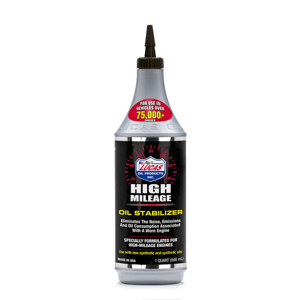 Lucas Oil High Mileage Oil Stabilizer - 1 Quart - Premium Automotive from LUCASOIL - Just $43.38! Shop now at Rapidvehicles